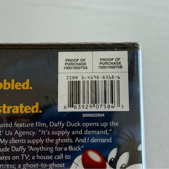 Daffy Duck's Quackbusters DVD 1998 New Sealed Looney Tunes Warner Brothers - Picture 5 of 6